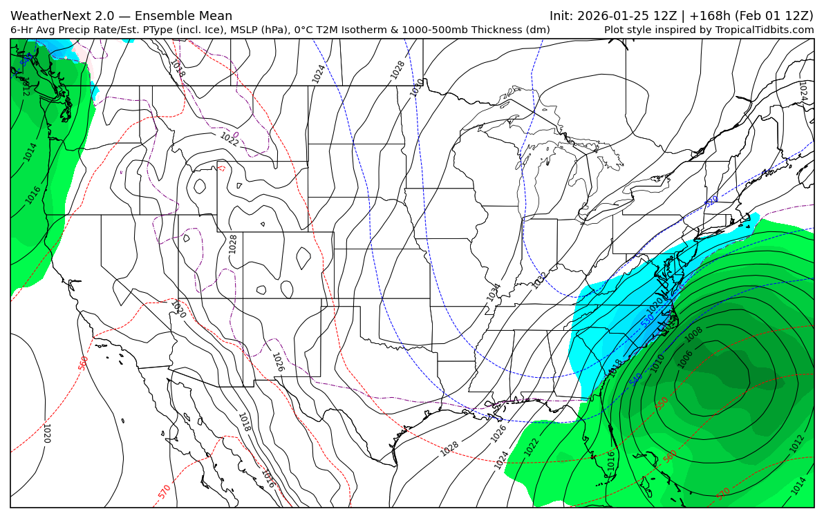 WeatherNext 2.0 Forecast Map